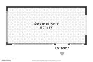Detached Screened Patio