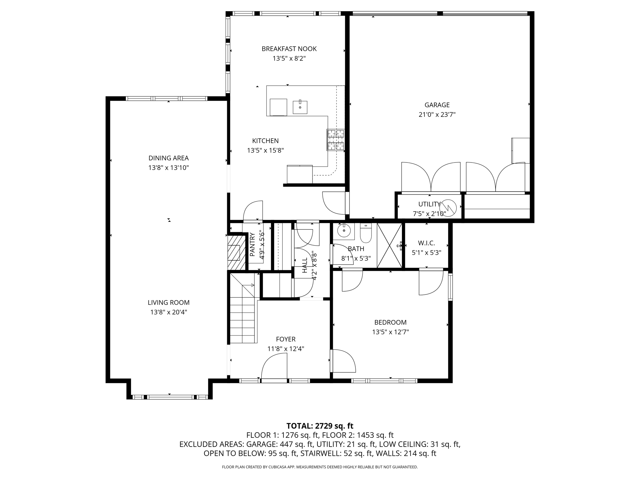 Main Level - with dimensions