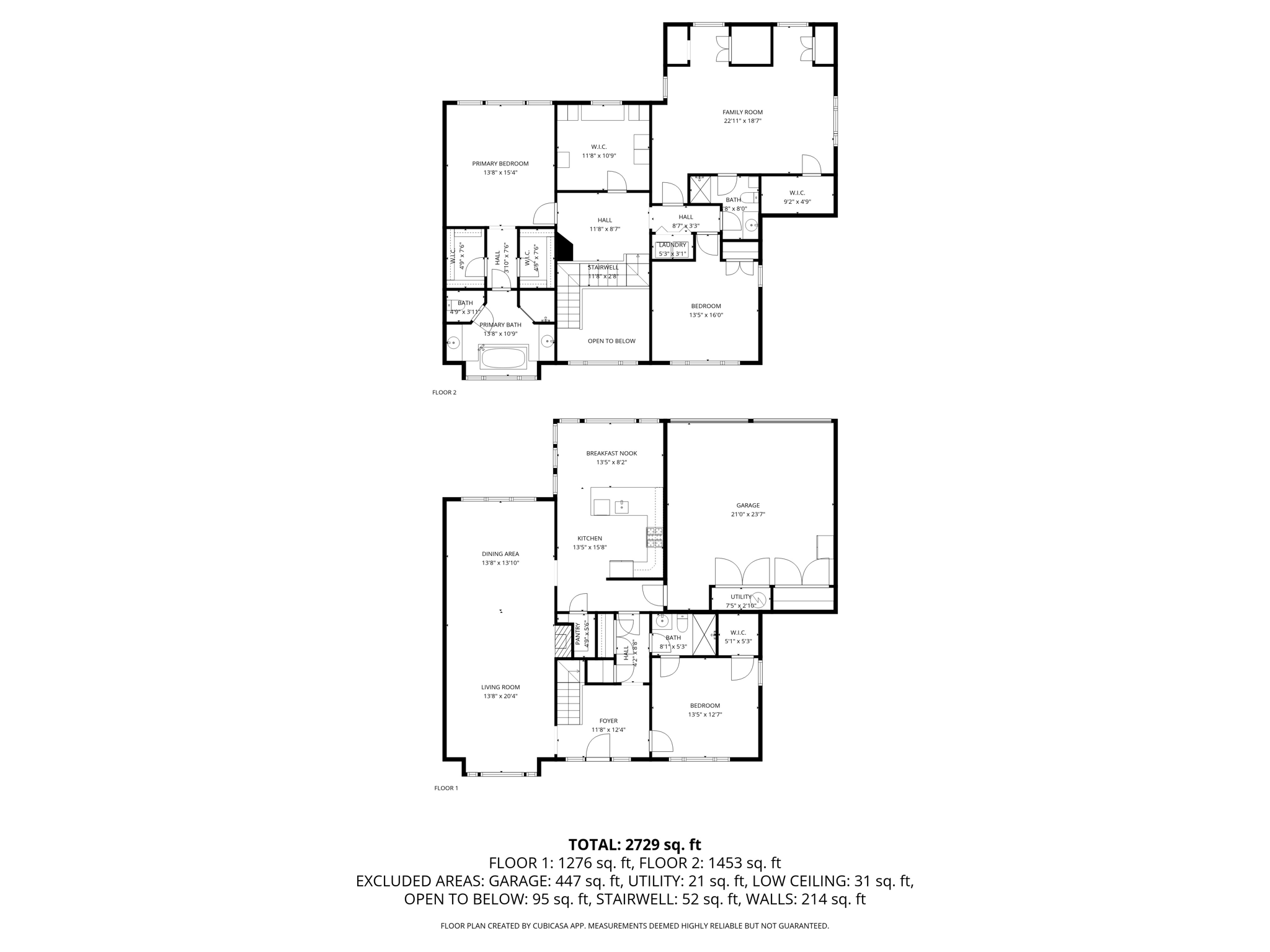 All Levels - with dimensions
