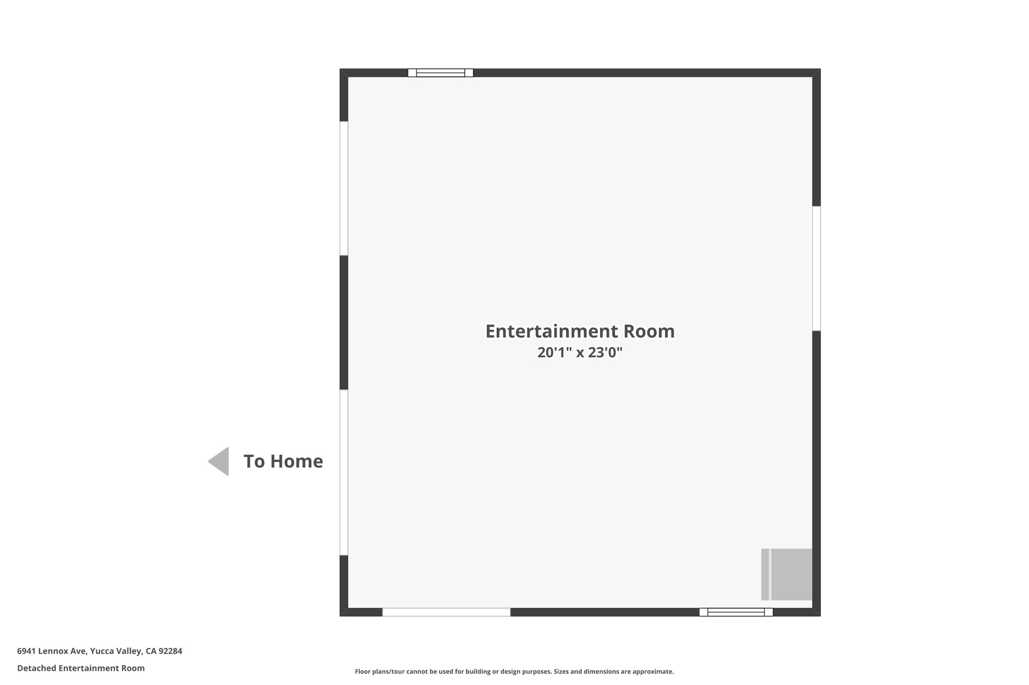 Detached Entertainment Room