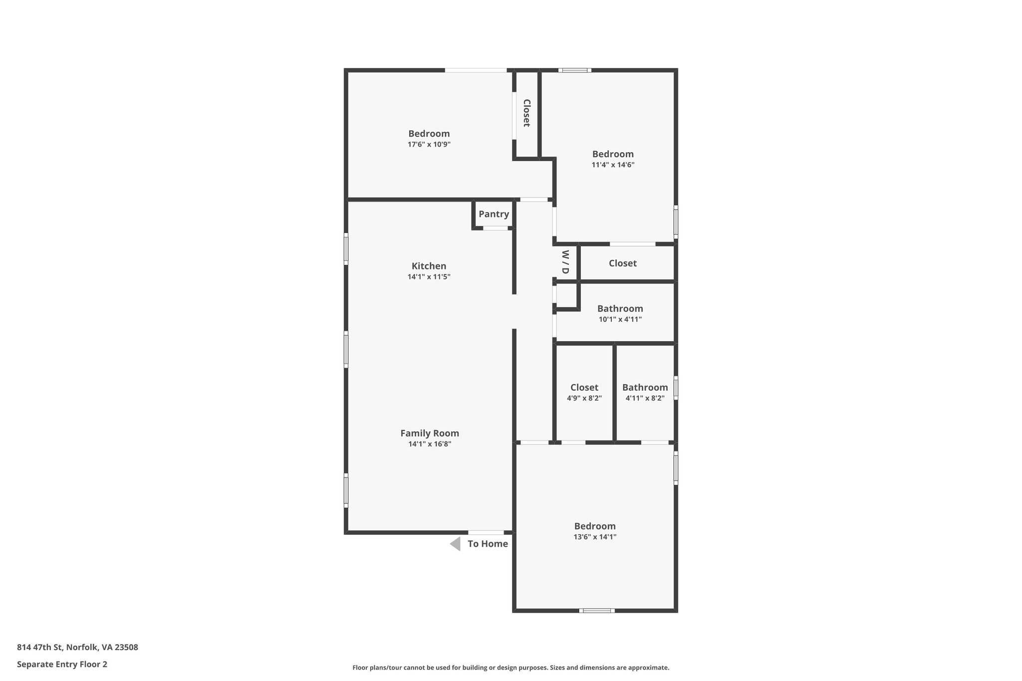 Separate Entry Floor 2