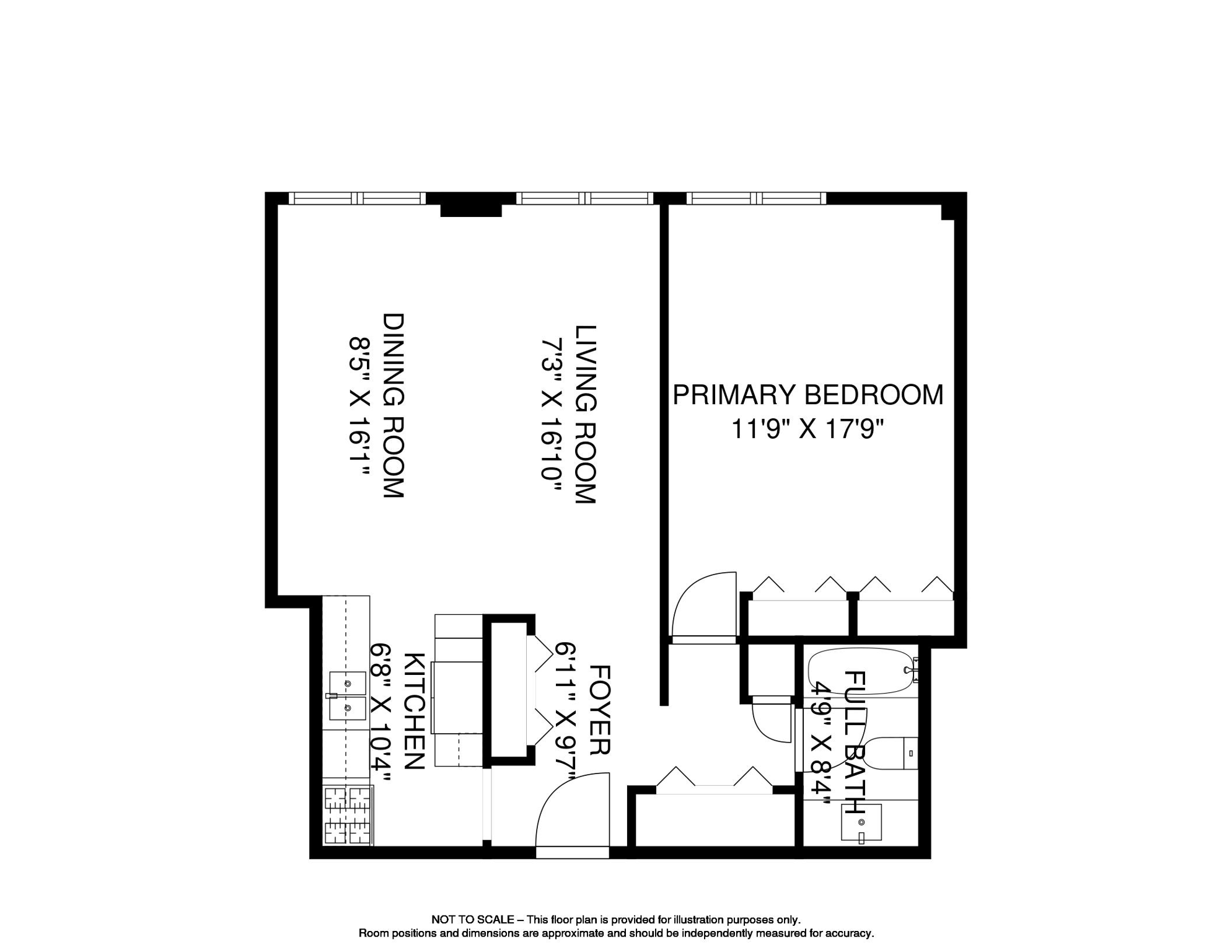 926 Bloomfield Avenue 5B Floor Plan