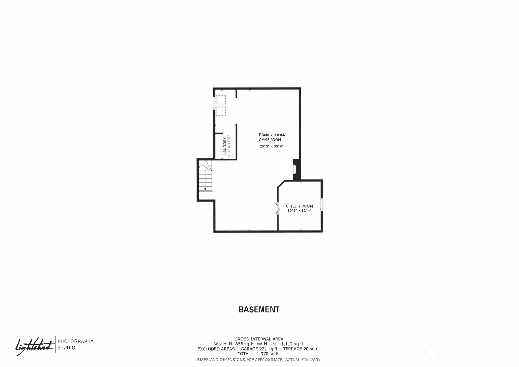 Floorplan #2 - Basement