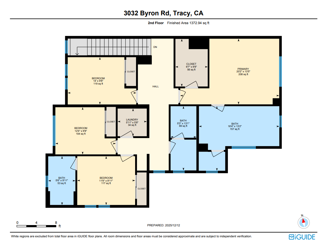 Floorplan #1- Second Floor