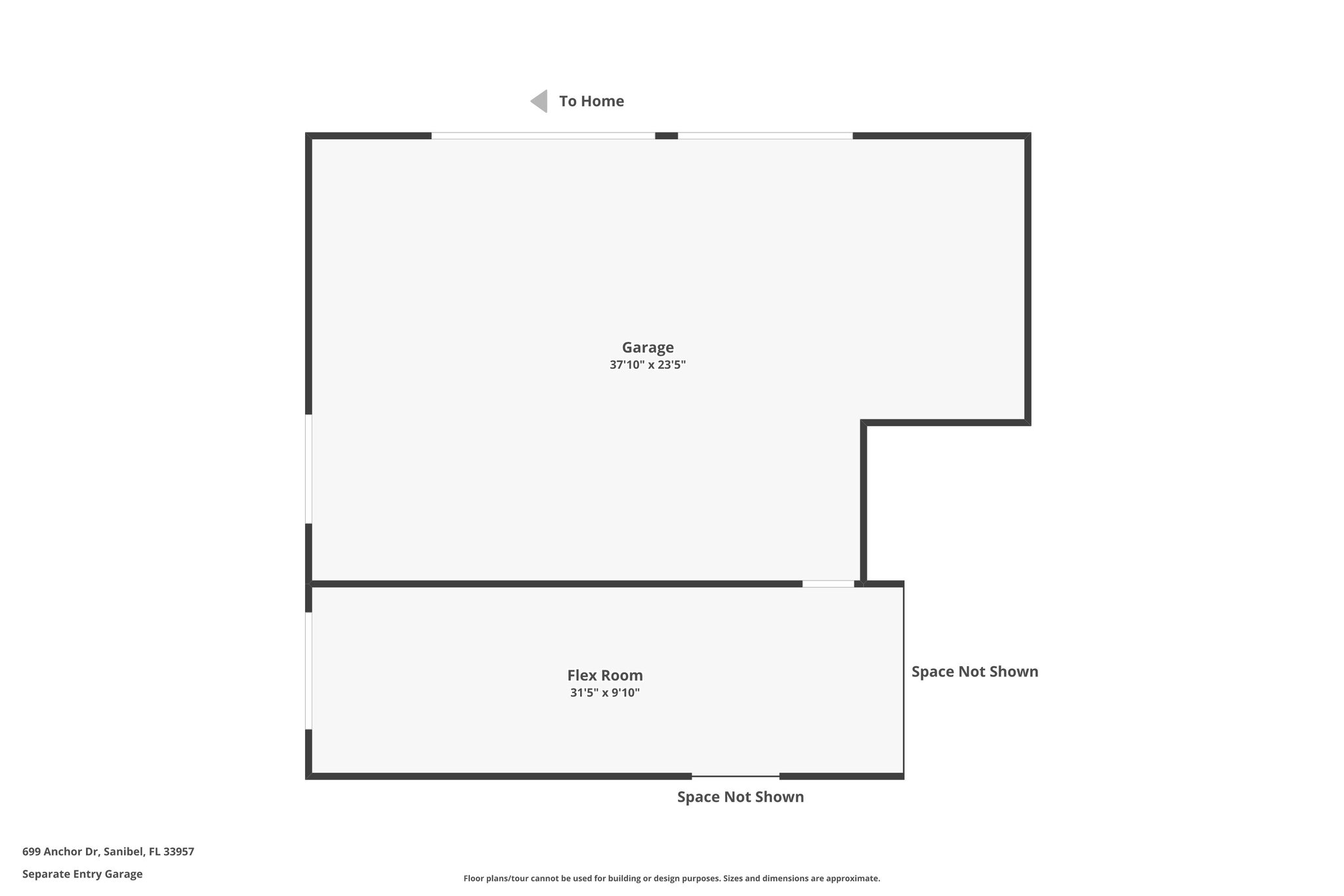 Separate Entry Garage
