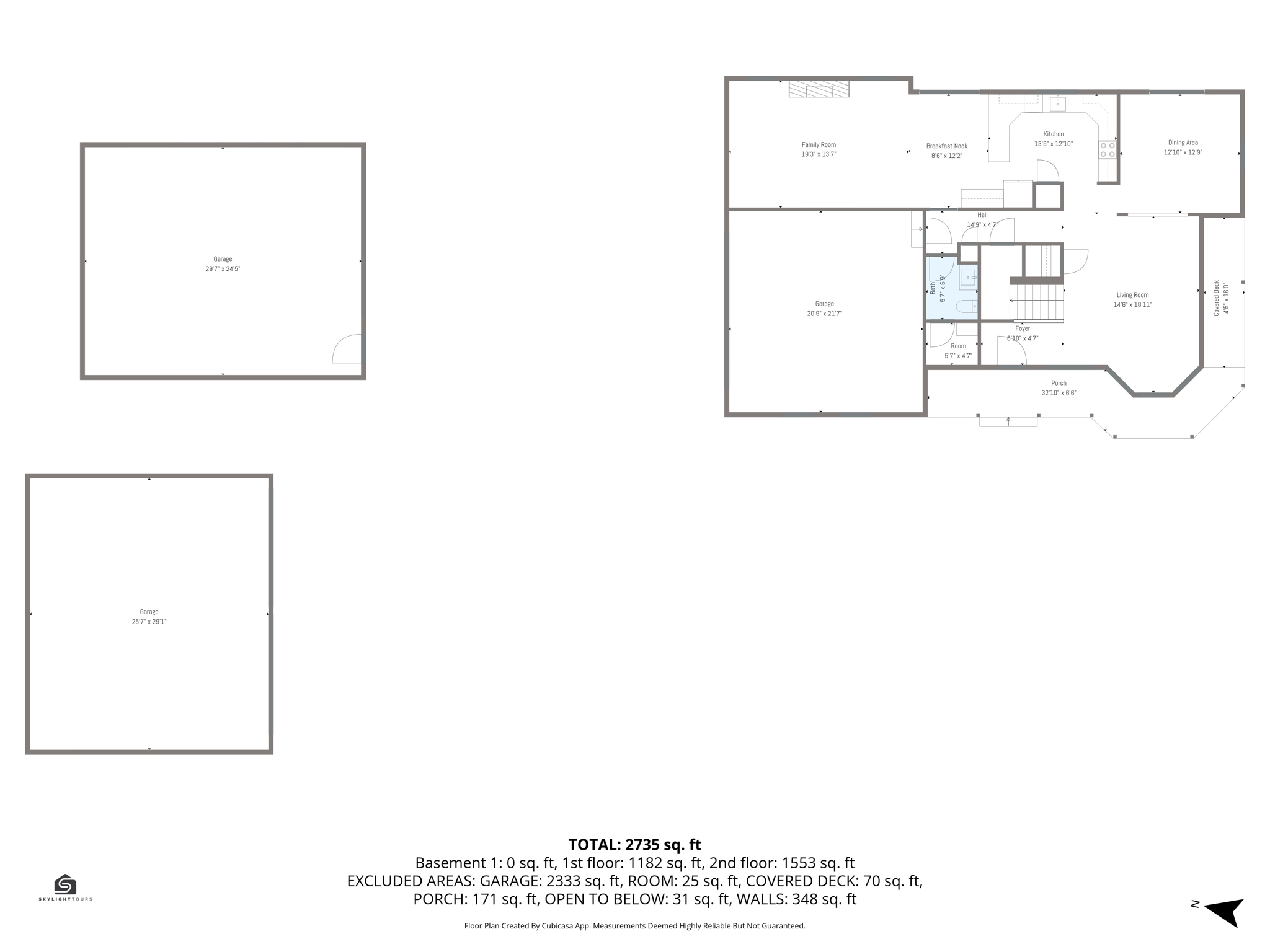 Main Floor and Garage