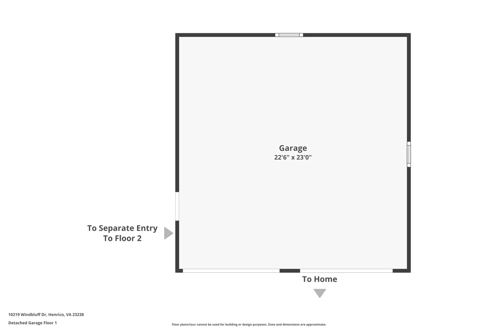 Detached Garage Floor 1