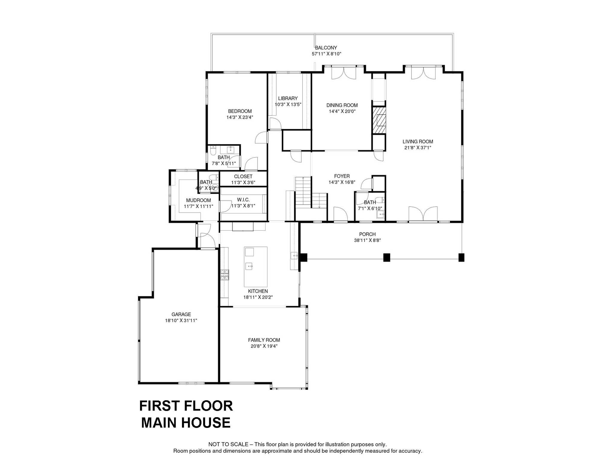 First Floor Main House