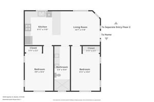 Detached Guest House Floor 1