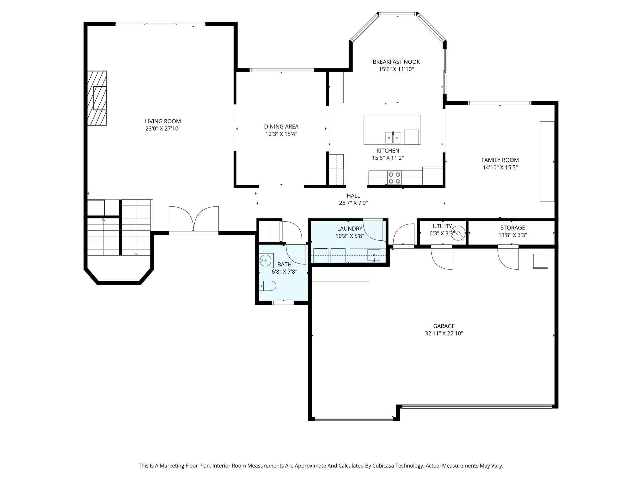 1st Floor Dimensions