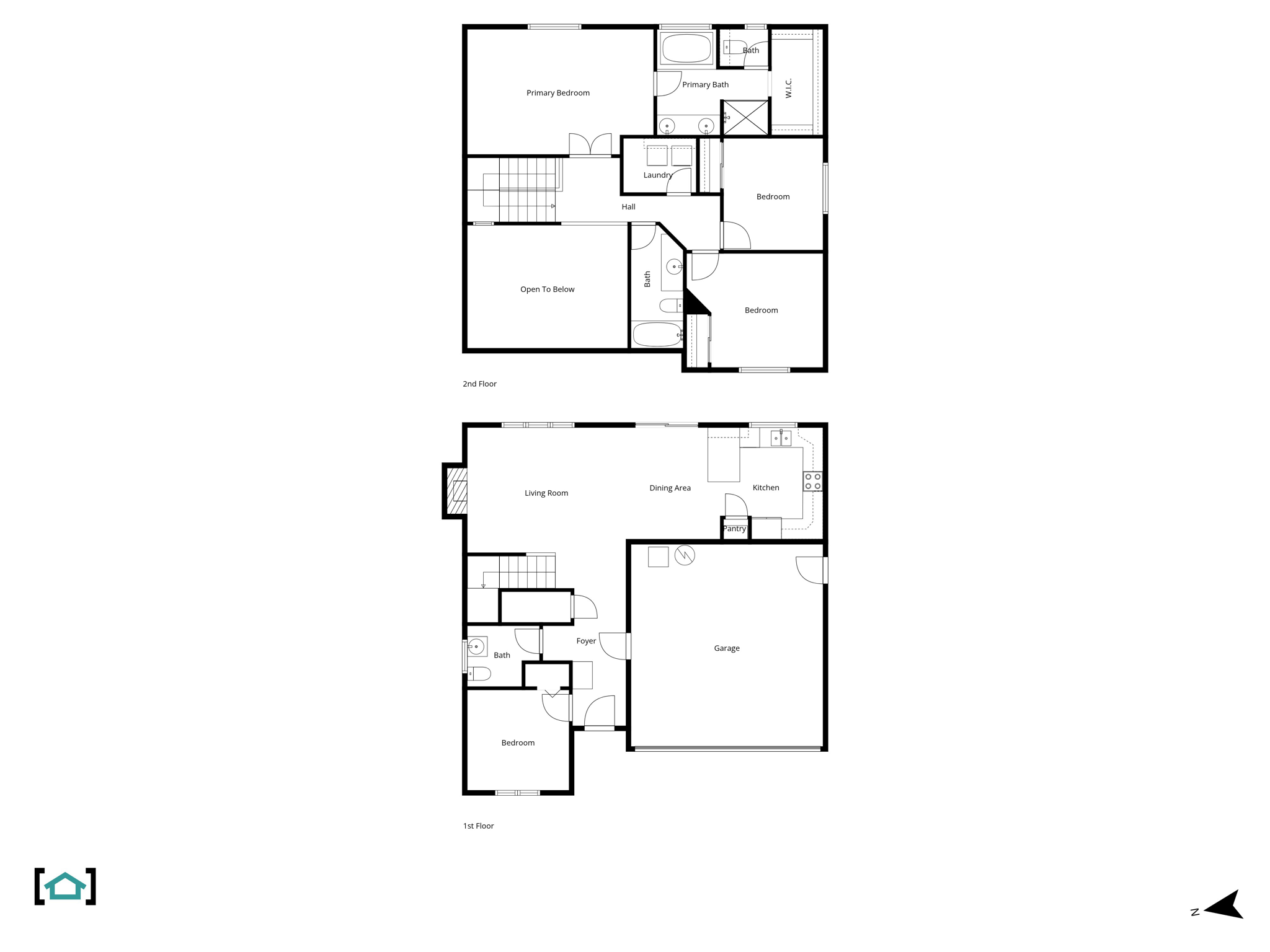 Floor Plan - All Floors - No Dim