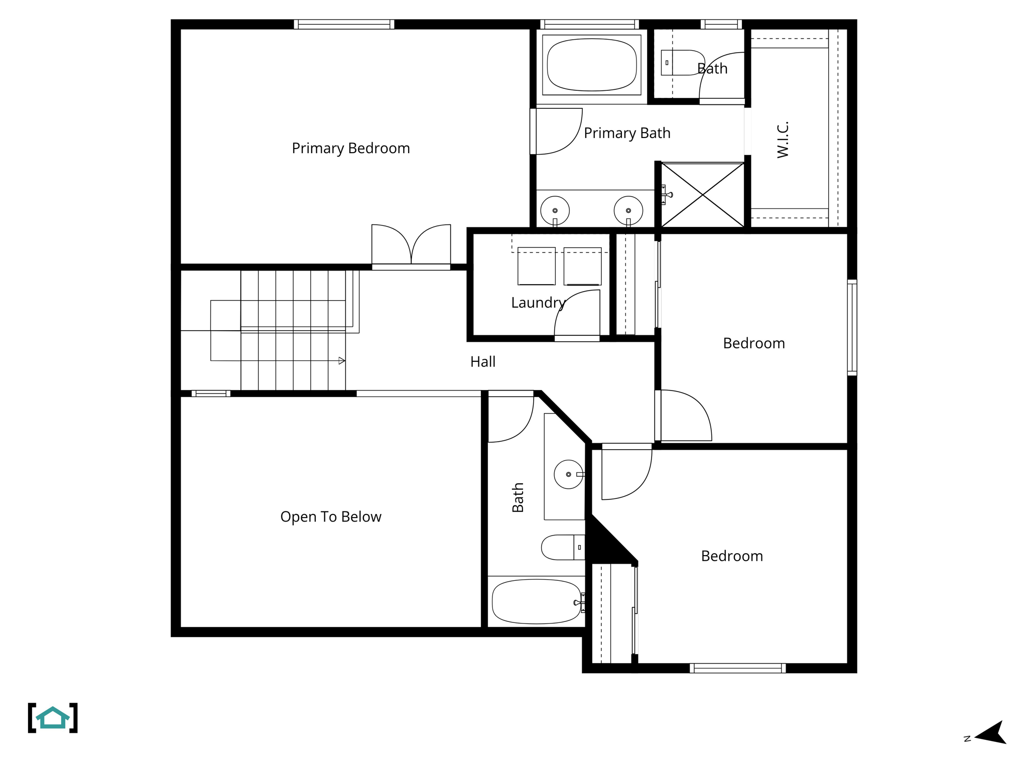 Floor Plan - 2nd Floor - No Dim