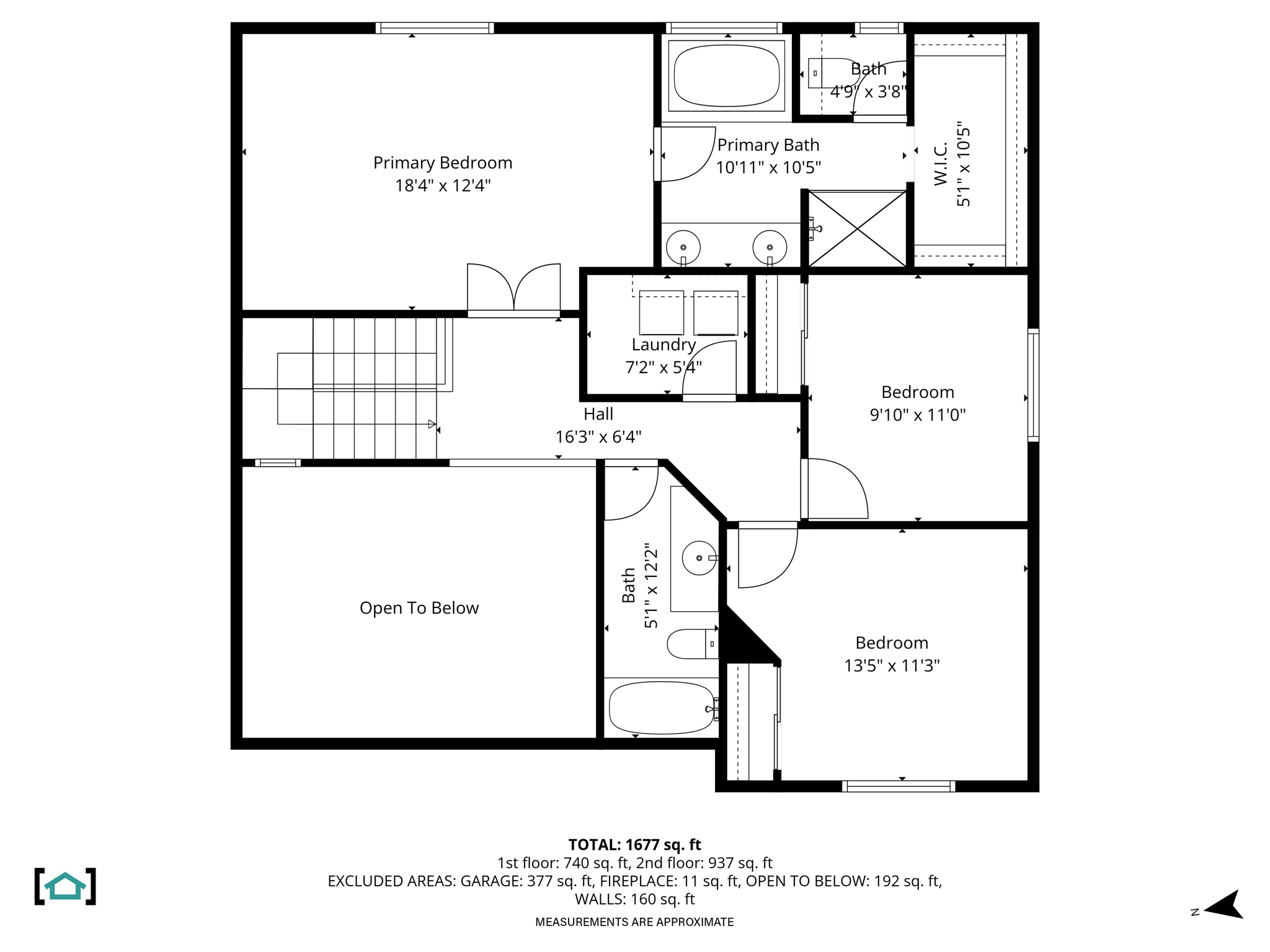 Floor Plan - 2nd Floor - w Dim