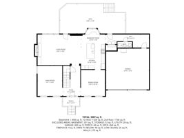 Main Level - with dimensions