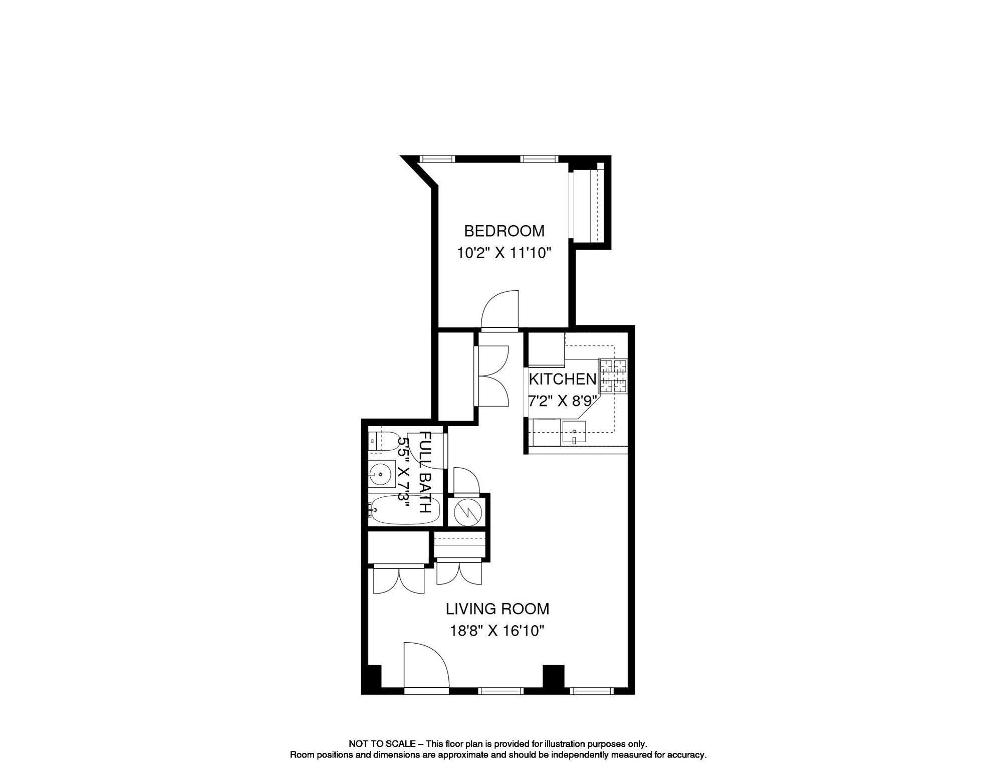 187 Wayne Street 313c Floor Plan
