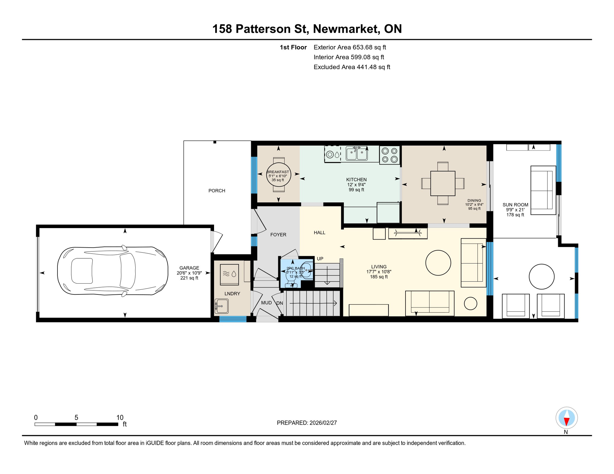 1st floor (with totals)