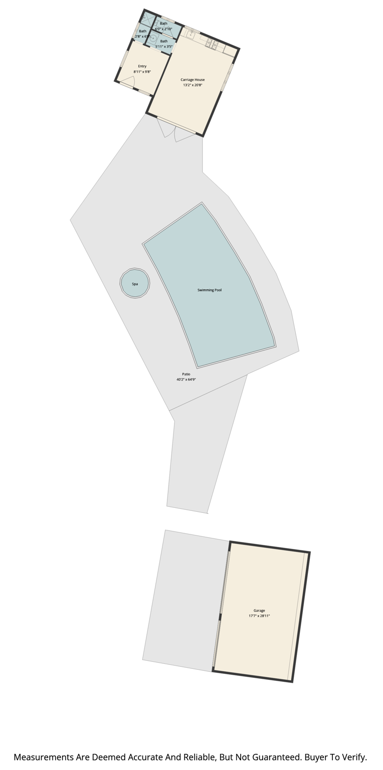 Carriage House, Pool, Garage