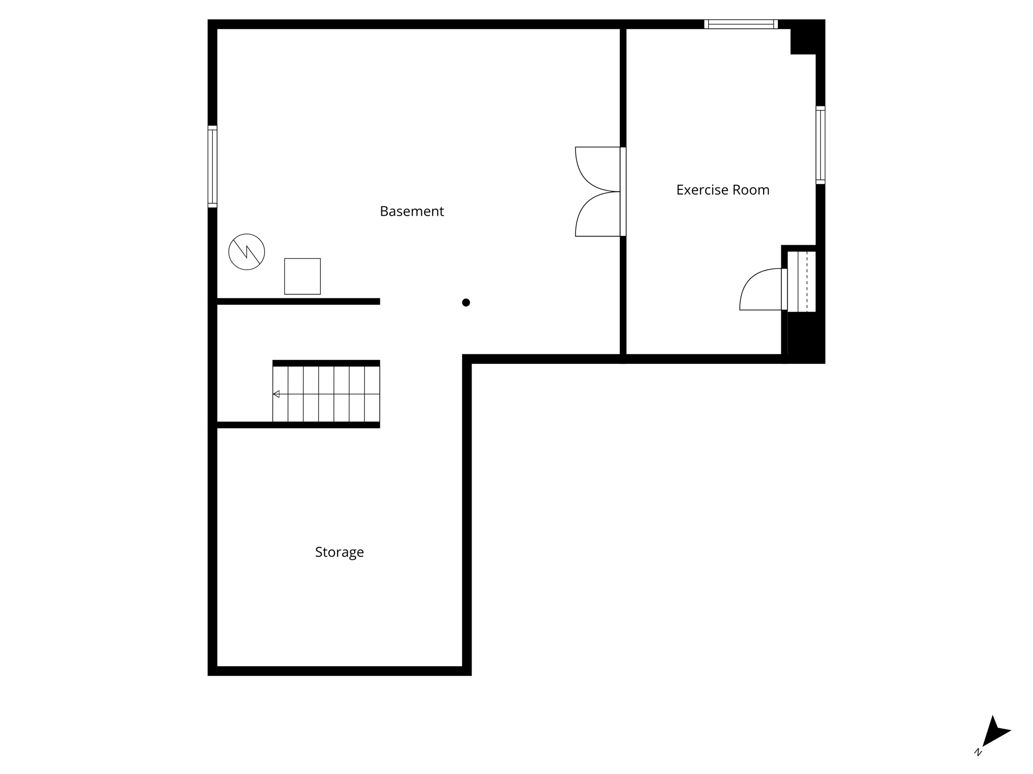 Basement without dimensions