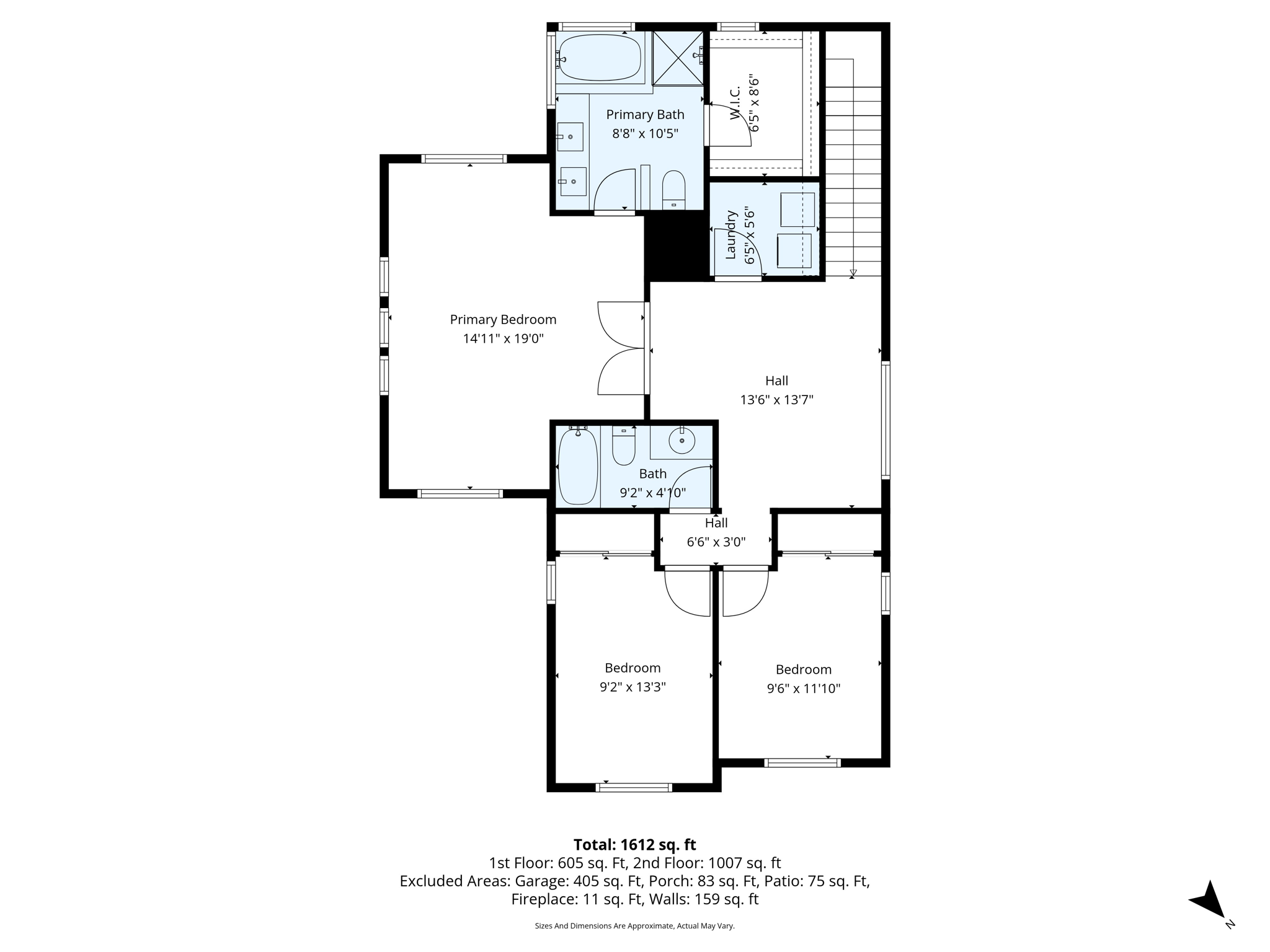 2nd Floor Dimensions