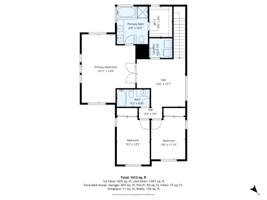 2nd Floor Dimensions