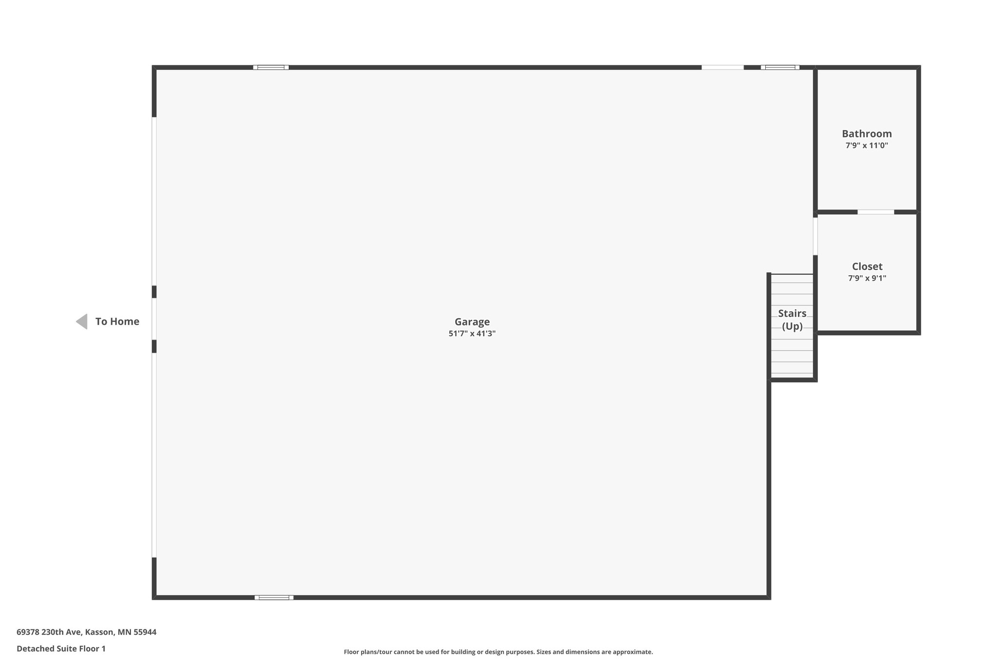 Detached Suite Floor 1