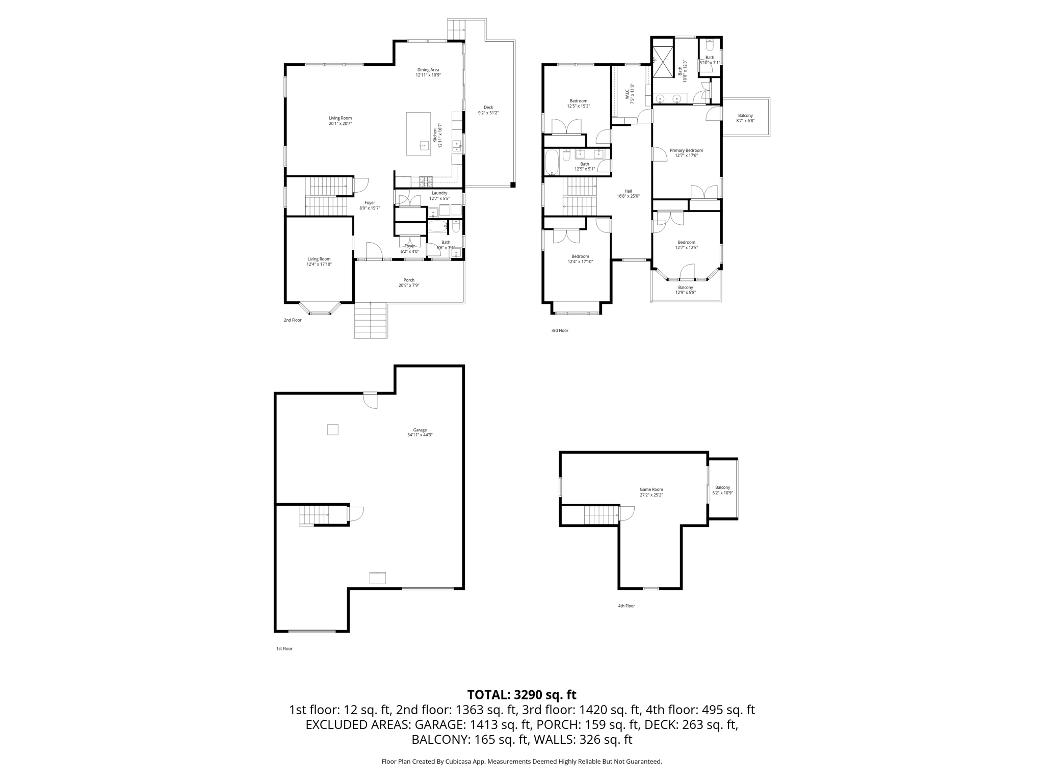 Full Floor Plans