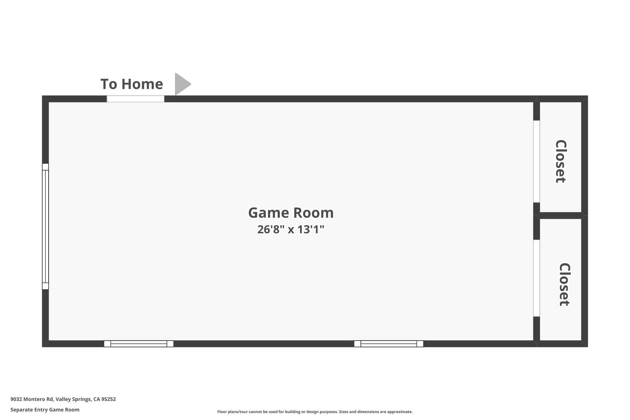 Separate Entry Game Room