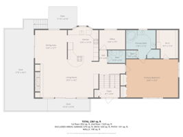 main floor w dimensions