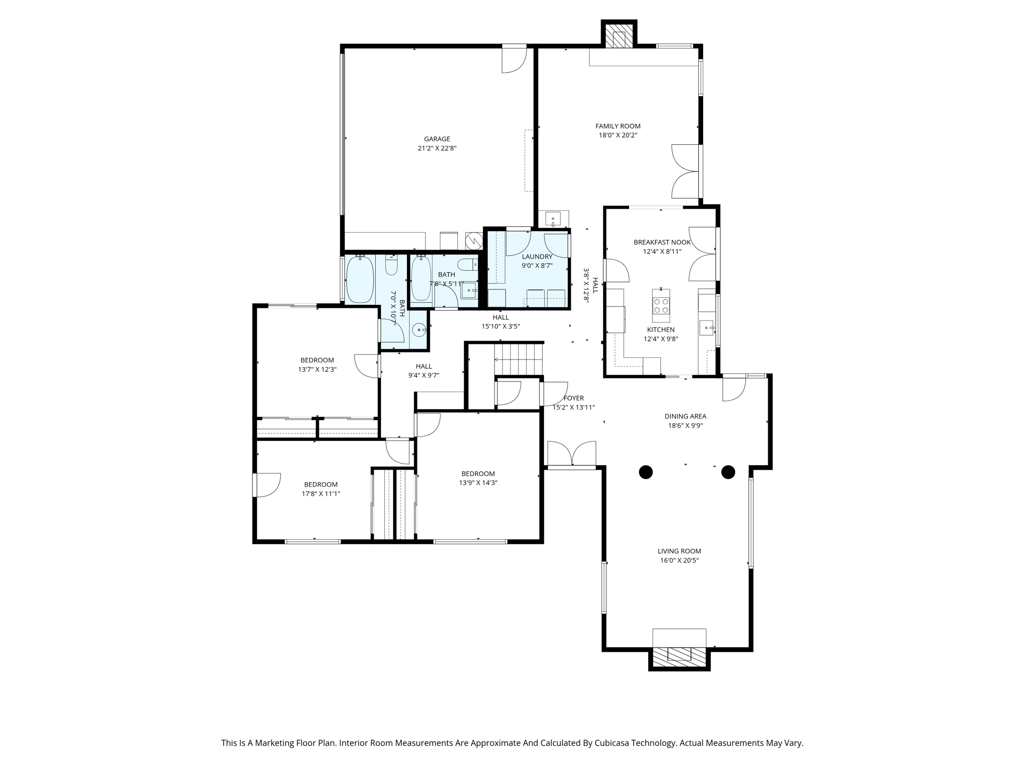 1st Floor Dimensions
