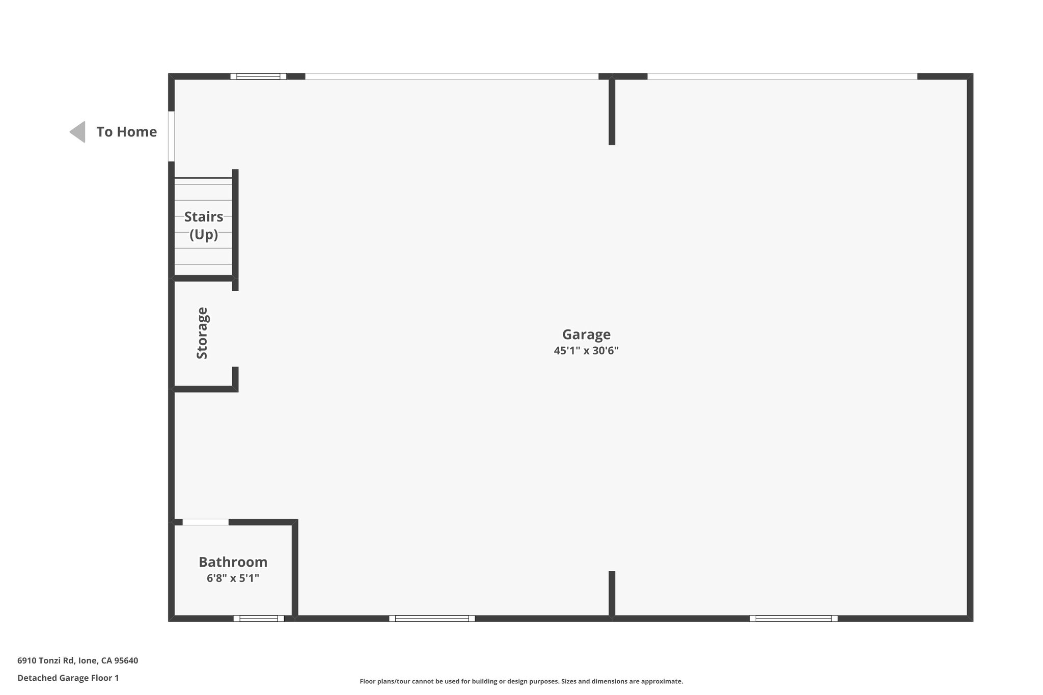 Detached Garage Floor 1