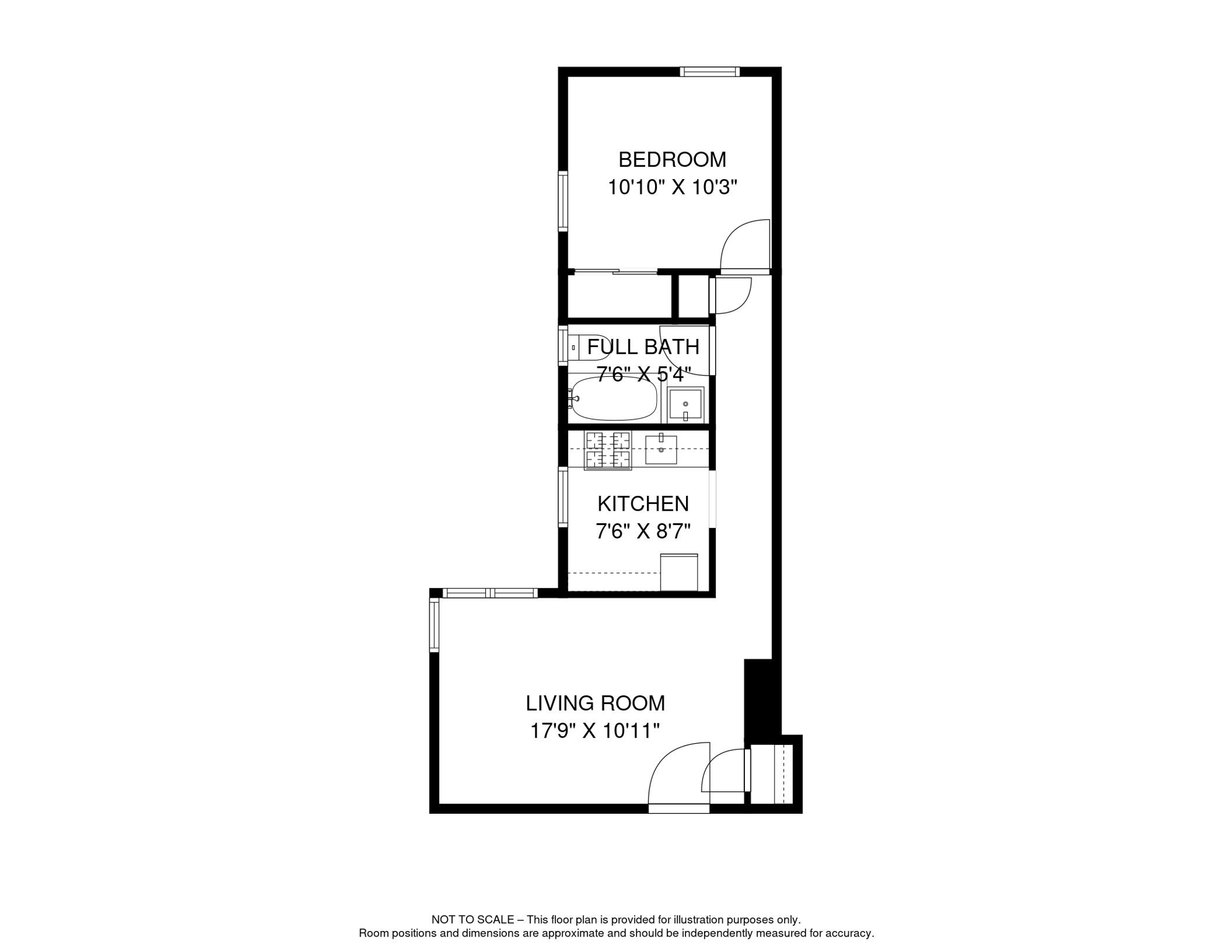 2329 Hudson Terrace E9 Floor Plan