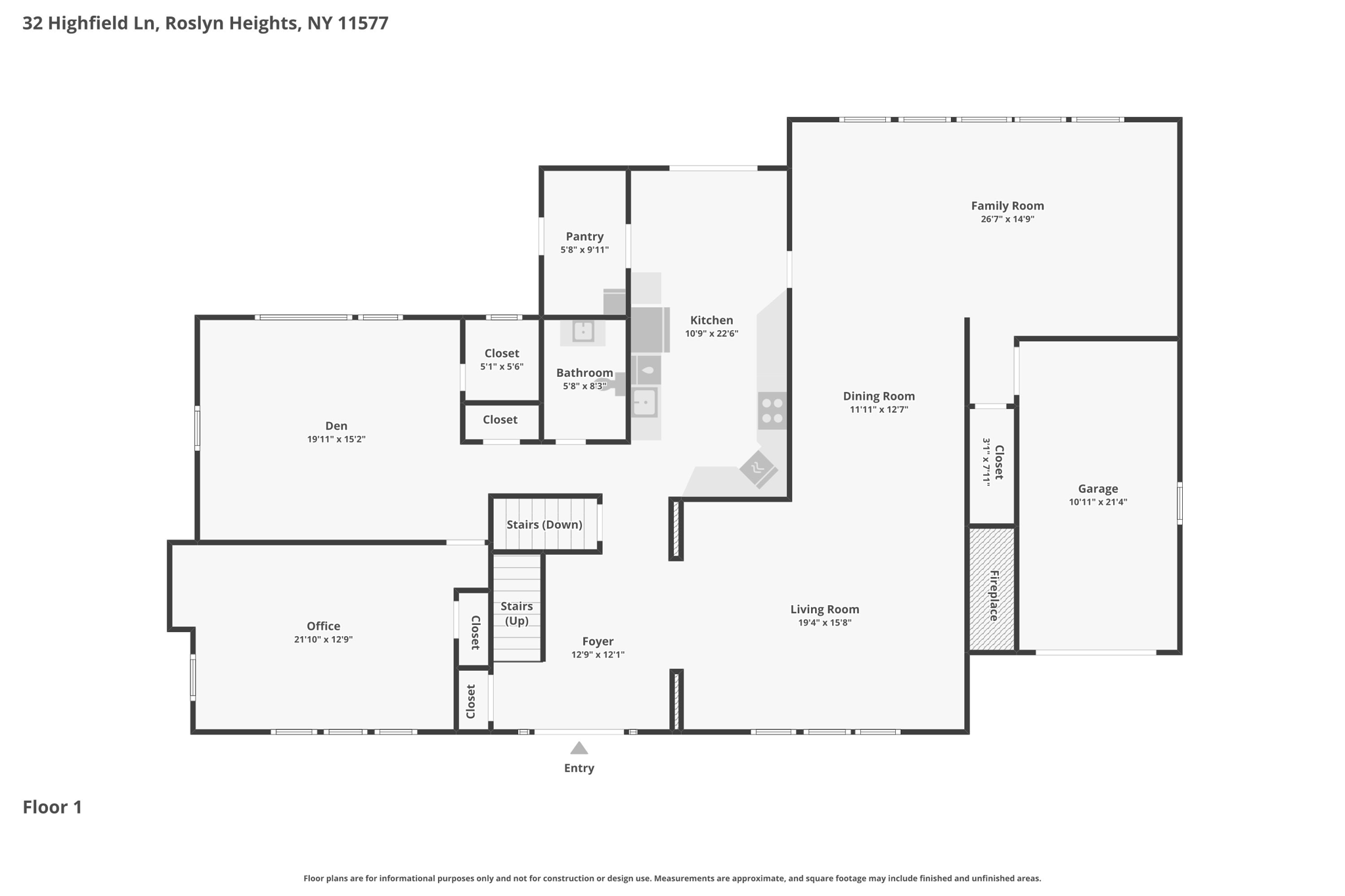 Floor 1 Floorplan