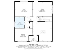 1st Floor - With Dimensions