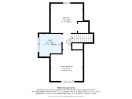 2nd Floor - With Dimensions