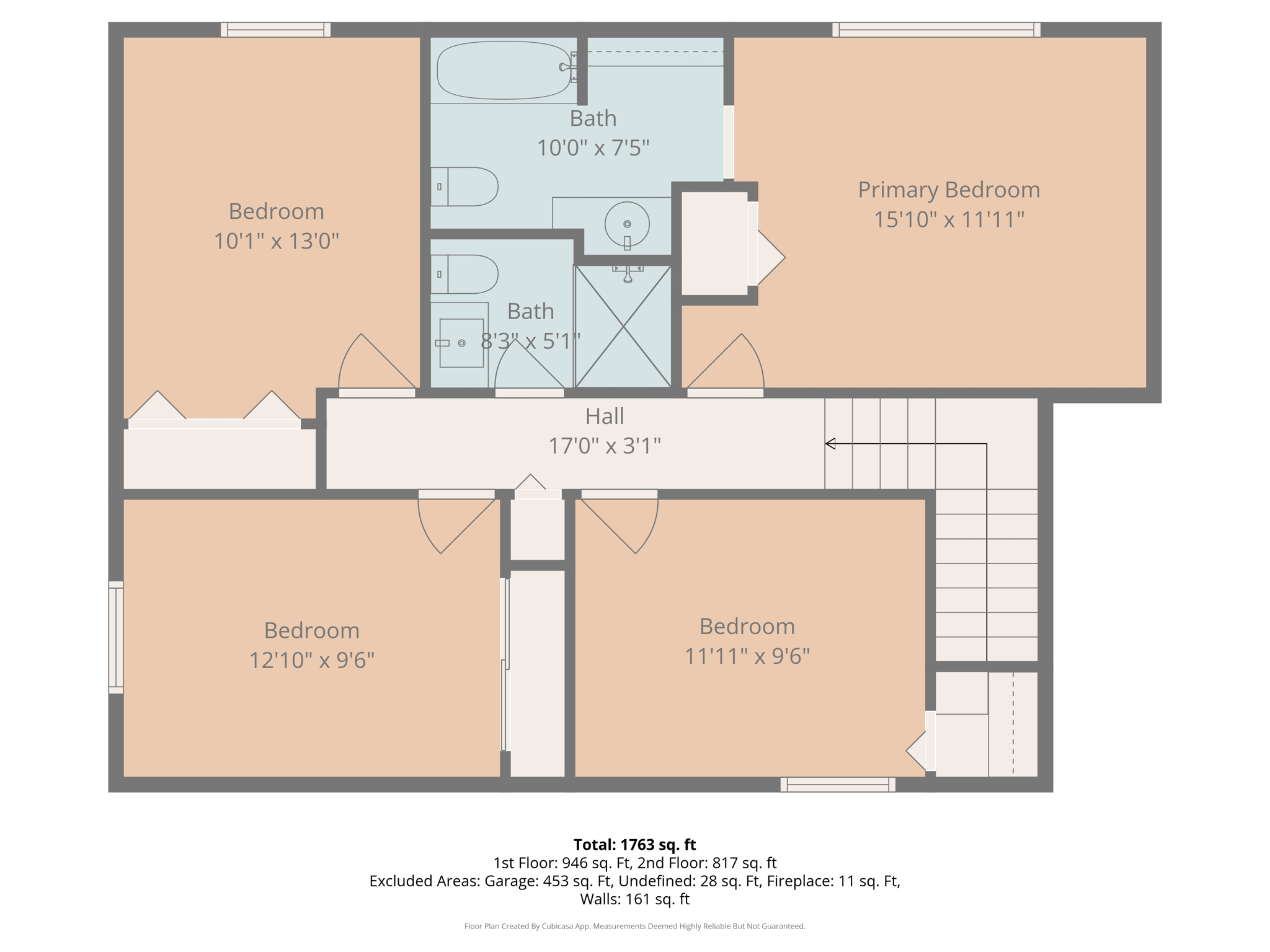 With Dimensions 2nd Floor