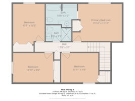 With Dimensions 2nd Floor