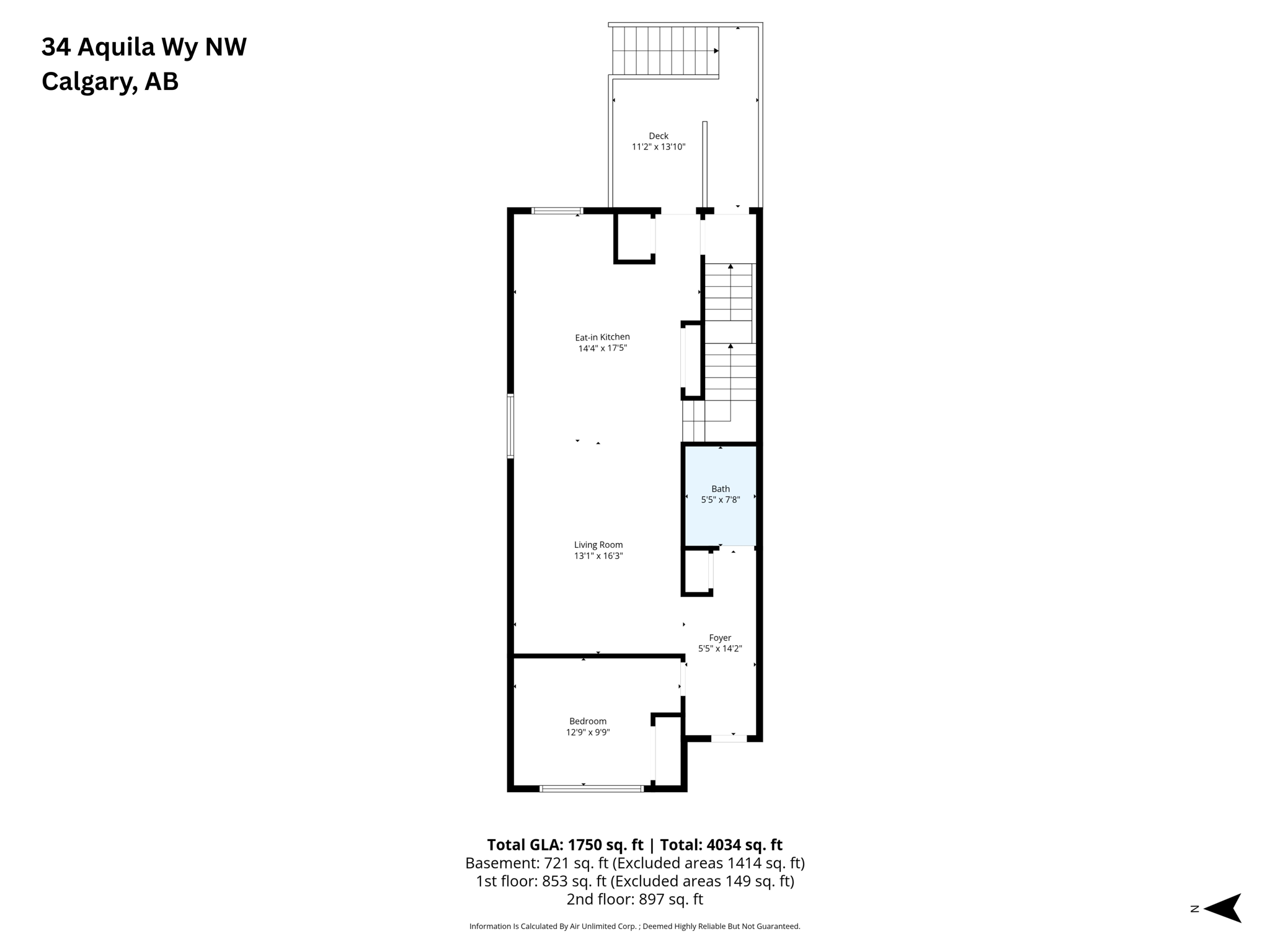 Floor 2 with address