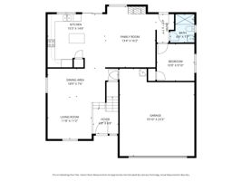 1st Floor Dimensions