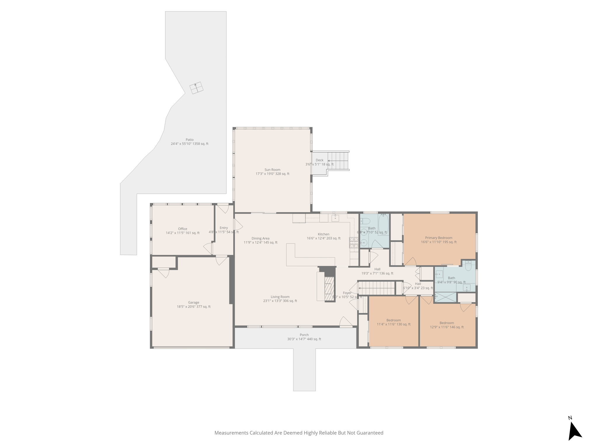 Main Level Floor Plan
