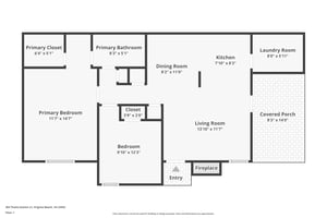 Warm and welcoming floor plan.