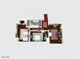 Second Floor (3D Floor Plan)