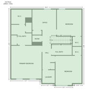 Second Level Heated Square Footage