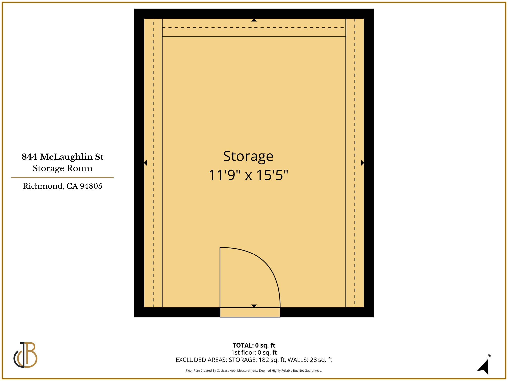 Floorplan Storage Room