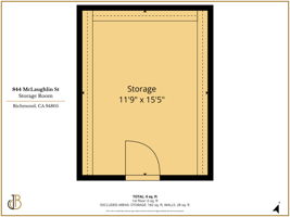 Floorplan Storage Room