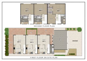 Combined Floor Plan & Site Overview