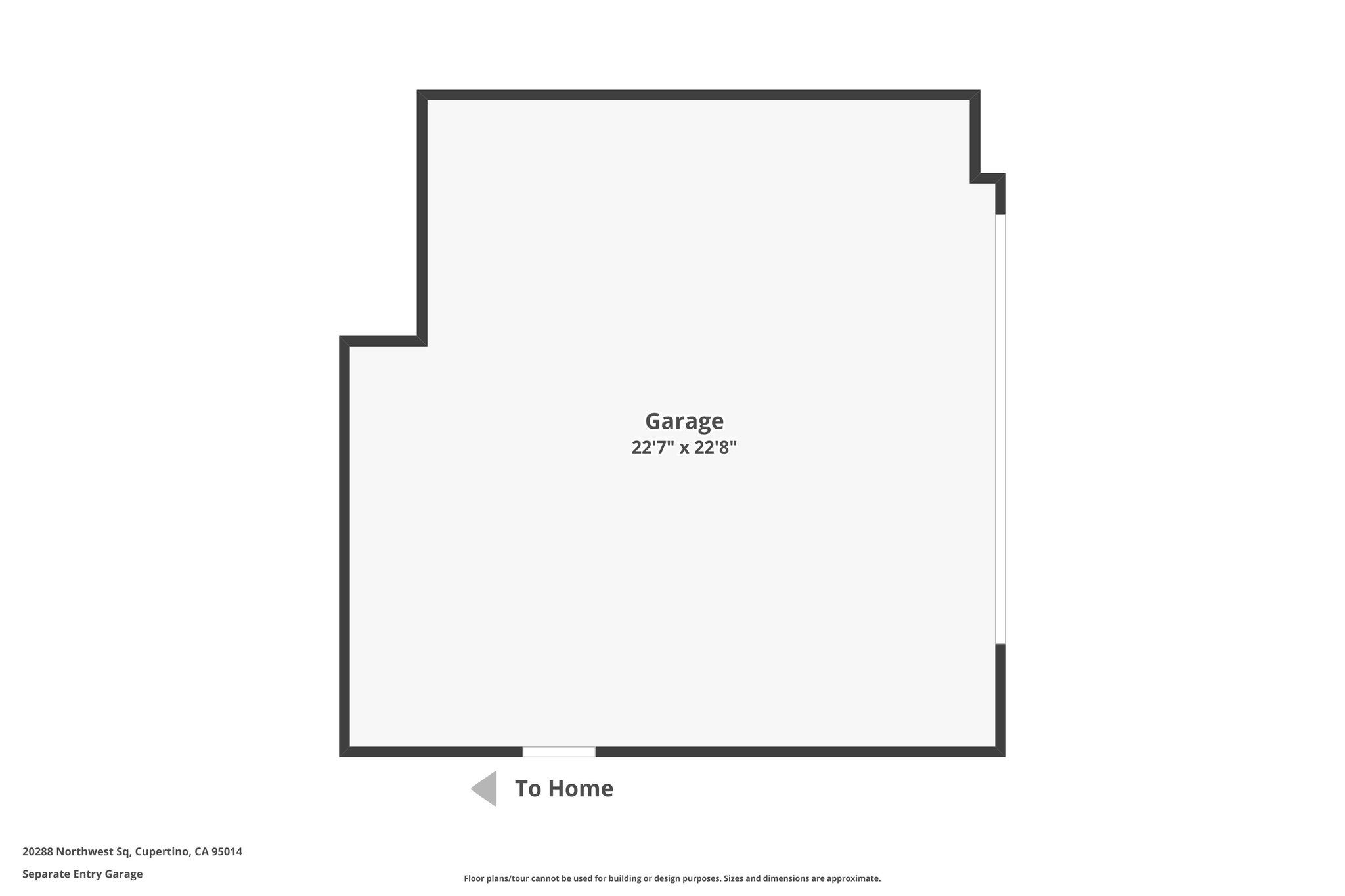 Separate Entry Garage