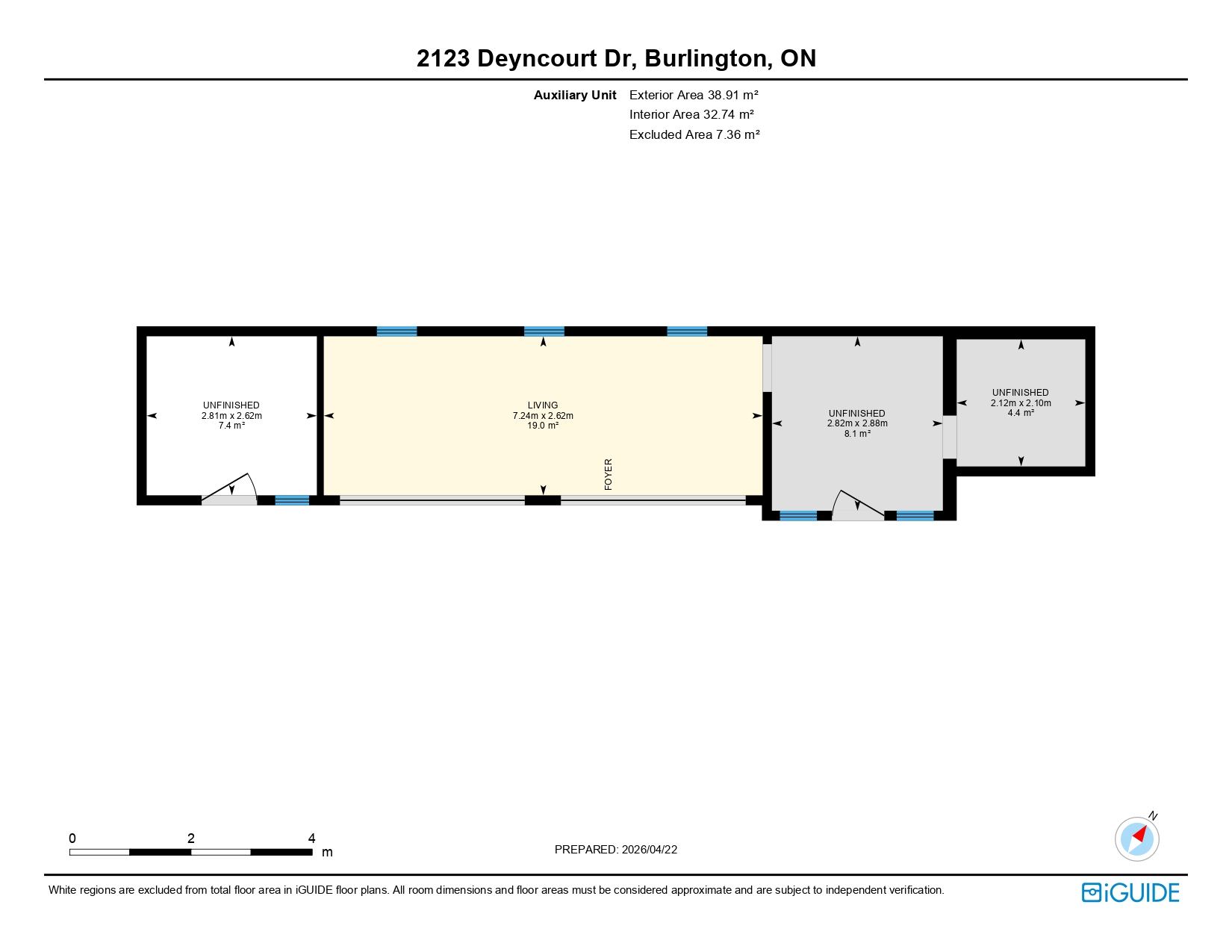 Auxiliary Unit Metric