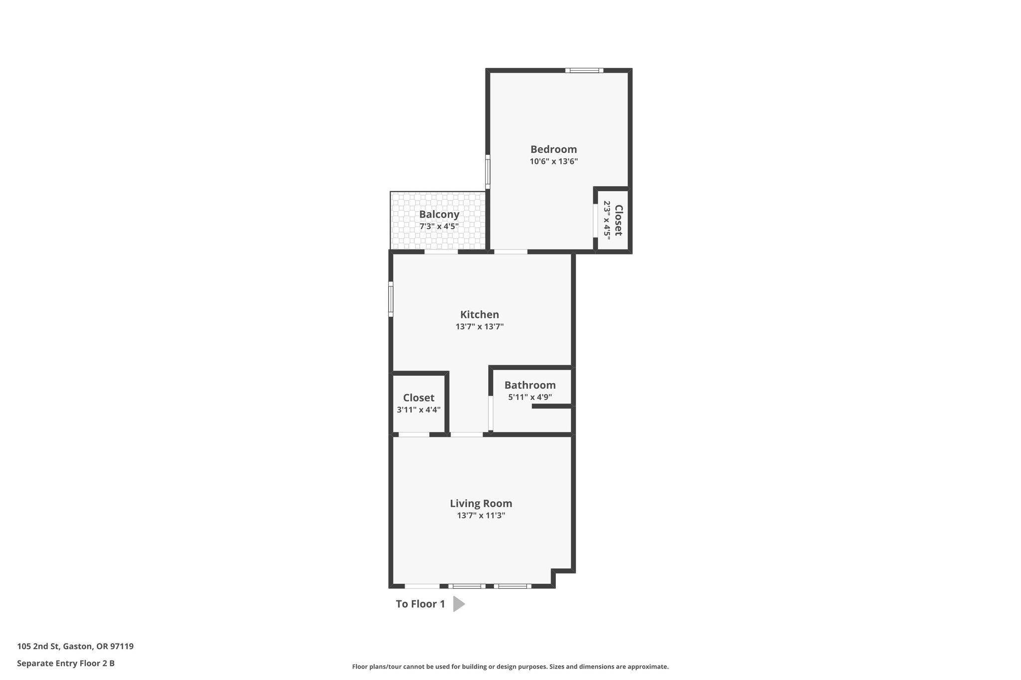 Separate Entry Floor 2 B