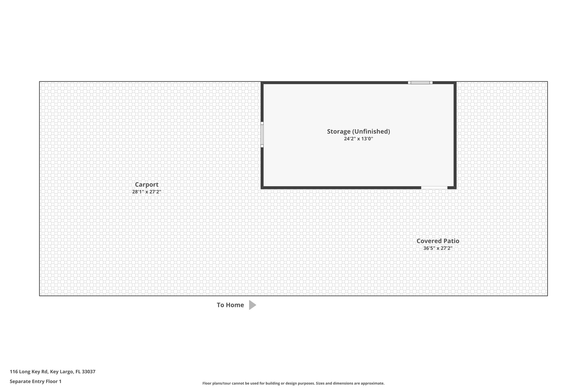 Separate Entry Floor 1