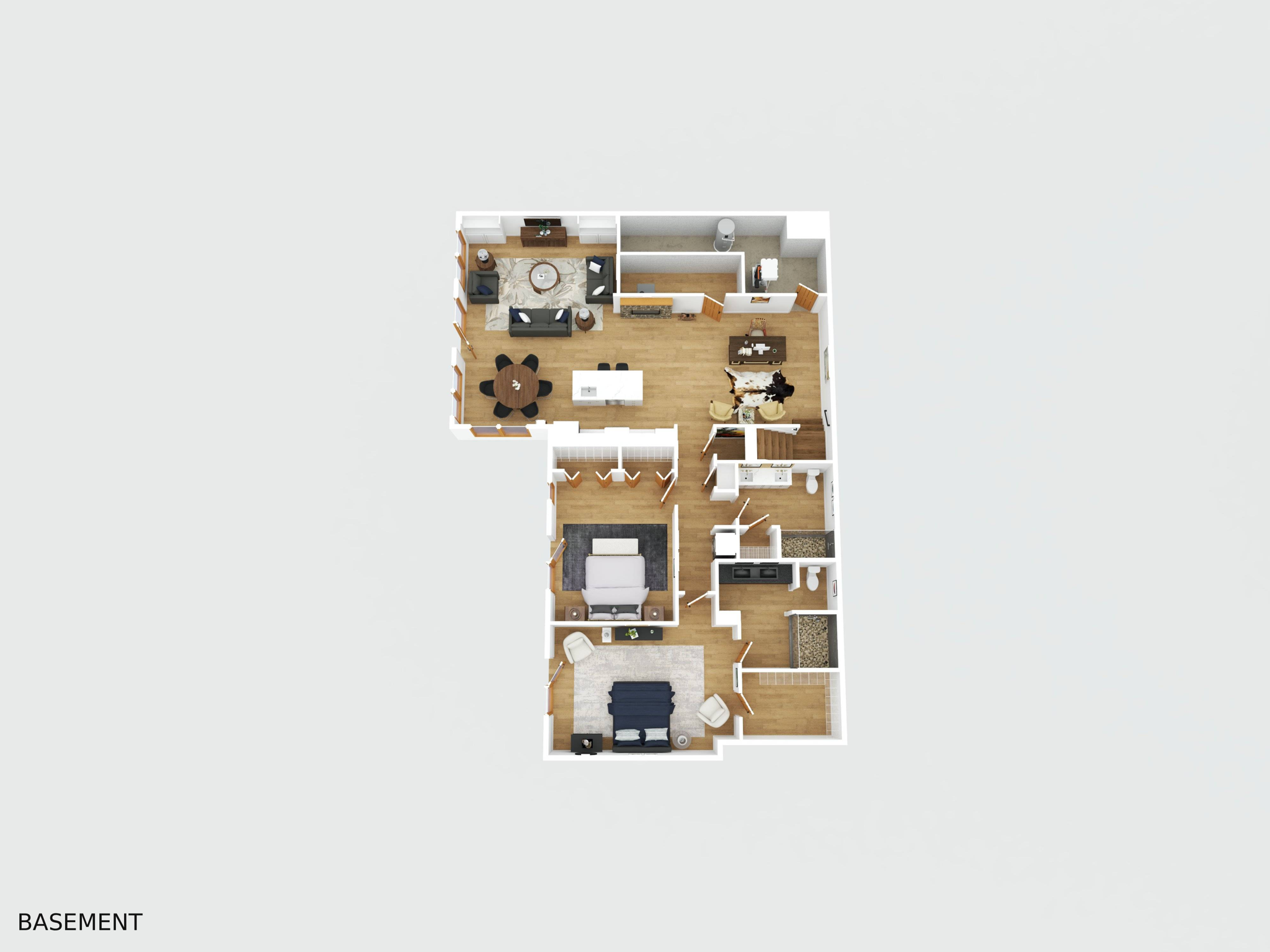 3D Dollhouse Basement